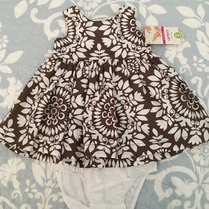Baby girl dress with matching panty 3 months